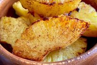 Air Fryer Caramelized Pineapple Slices