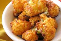 Crispy 5-Ingredient Parmesan Cauliflower Bites Recipe