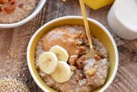 Slow Cooker Maple Cinnamon Steel-Cut Oats