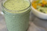 Creamy Tomatillo Cilantro Lime Ranch Dressing and Dip Recipe