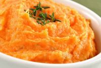 Creamy Root Vegetable Puree with Caramelized Shallots and Thyme