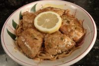Thai Style Salmon with Spicy Fettuccine Recipe