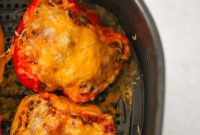 Crispy Air Fryer Stuffed Peppers Recipe