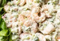 Zesty Shrimp Salad Recipe with Avocado and Lime Dressing