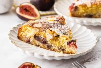 Gluten-Free Fig Cake Recipe with Almonds and Honey Glaze