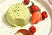Creamy Matcha Panna Cotta Recipe