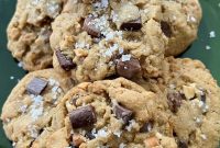 Chocolate Chip Cookies with Peanut Butter Cups, Sea Salt and Nuts