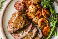 Reverse-Sear Filet Mignon Recipe with Creamy Peppercorn Sauce