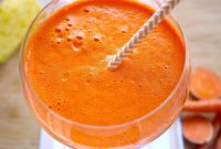 Carrot, Mango & Sweet Potato Juice Rich in Beta-Carotene