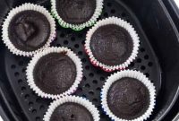Fudgy Air Fryer Chocolate Cupcakes Recipe