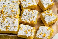 Vegan Lemon Vanilla Bean Bars Recipe