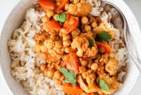 Chickpea and Lentil Curry with Warm Spices
