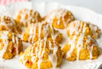 Spiced Carrot Cake Cookies Recipe with Cream Cheese Glaze