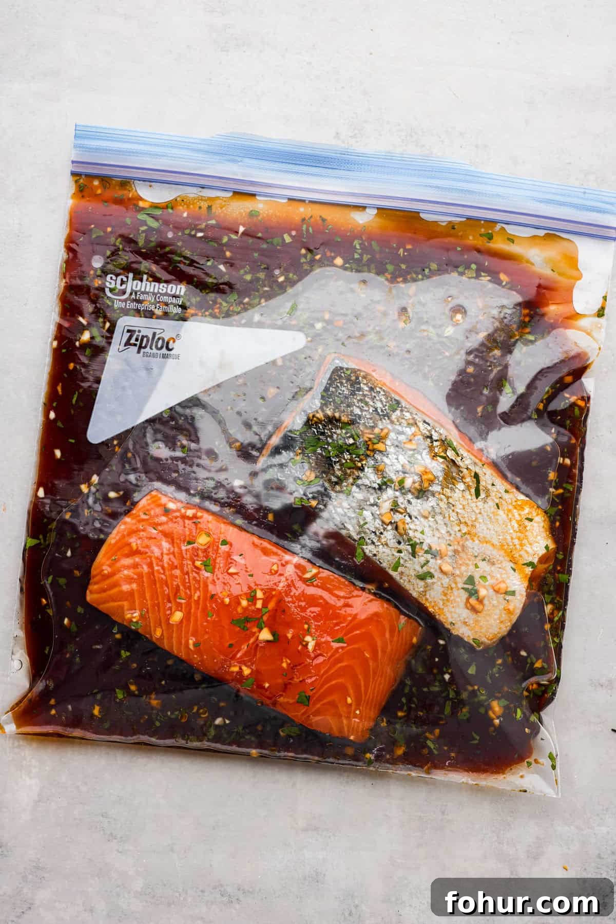 Salmon marinade