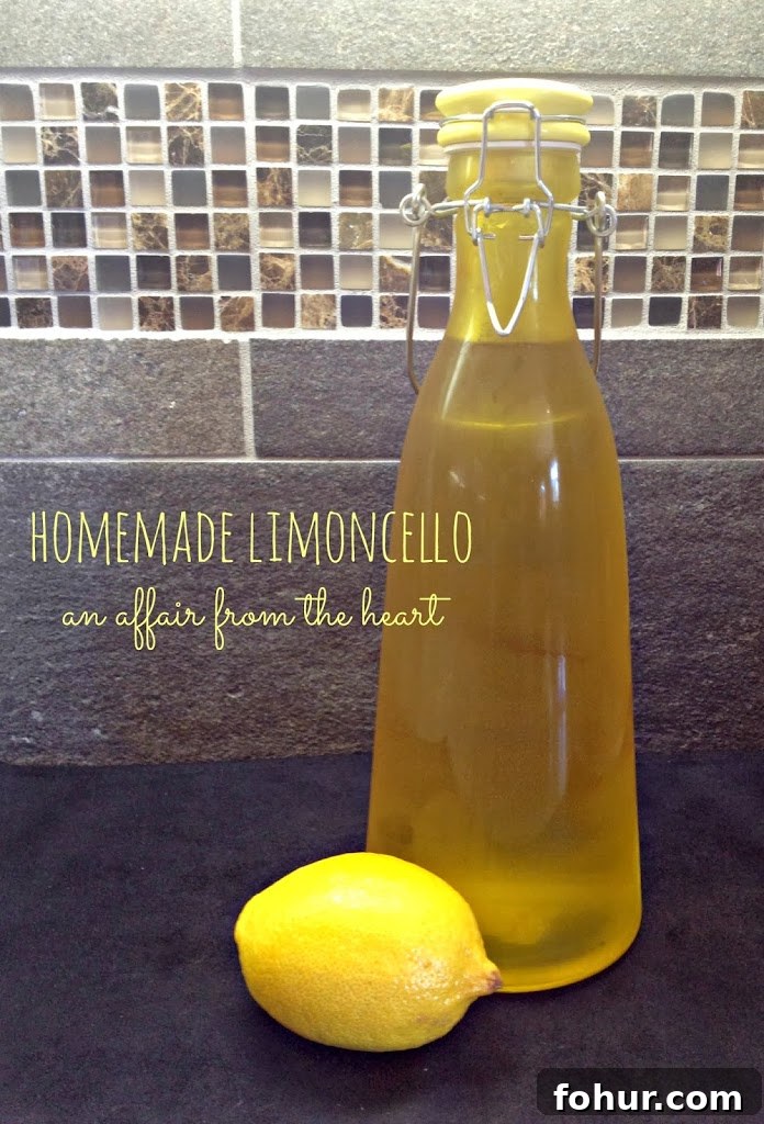Bottles of limoncello