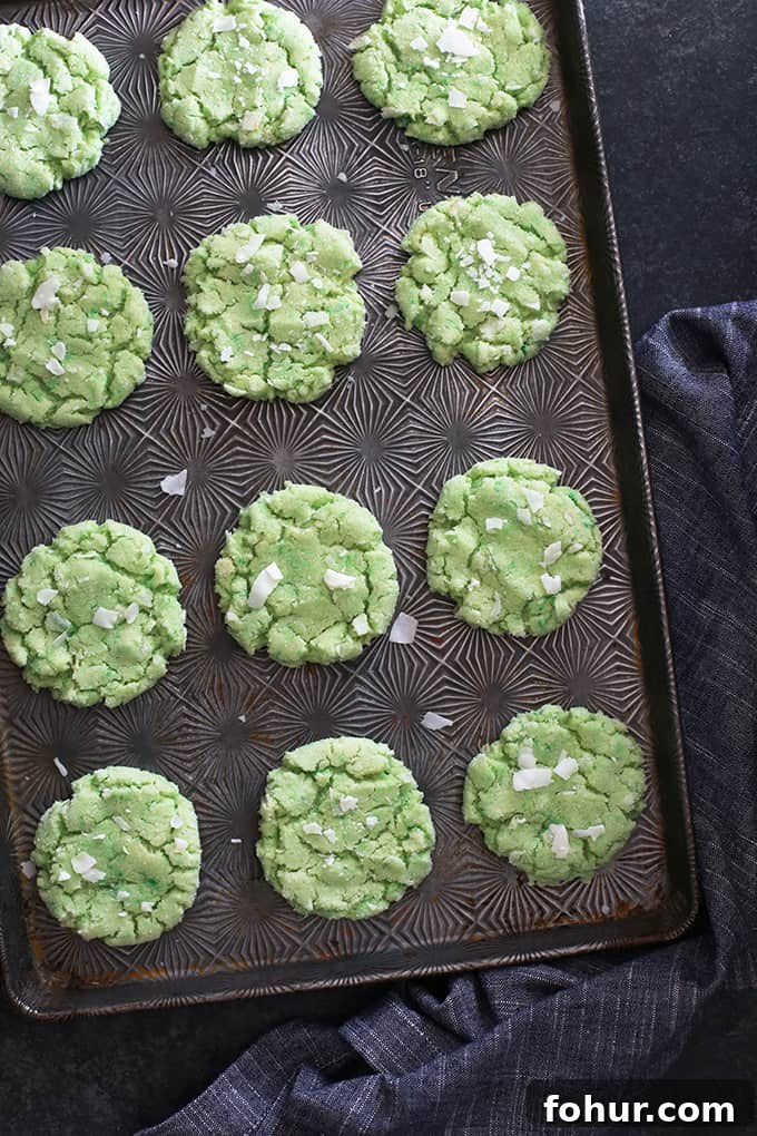 Coconut Lime Sugar Cookies Recipe 6 These Coconut Lime Sugar Cookies pack a bright citrus punch thanks to a quick kitchen shortcut. Sparkling with sugar and studded with coconut flakes, these cookies are definitely a welcome sign of spring.
