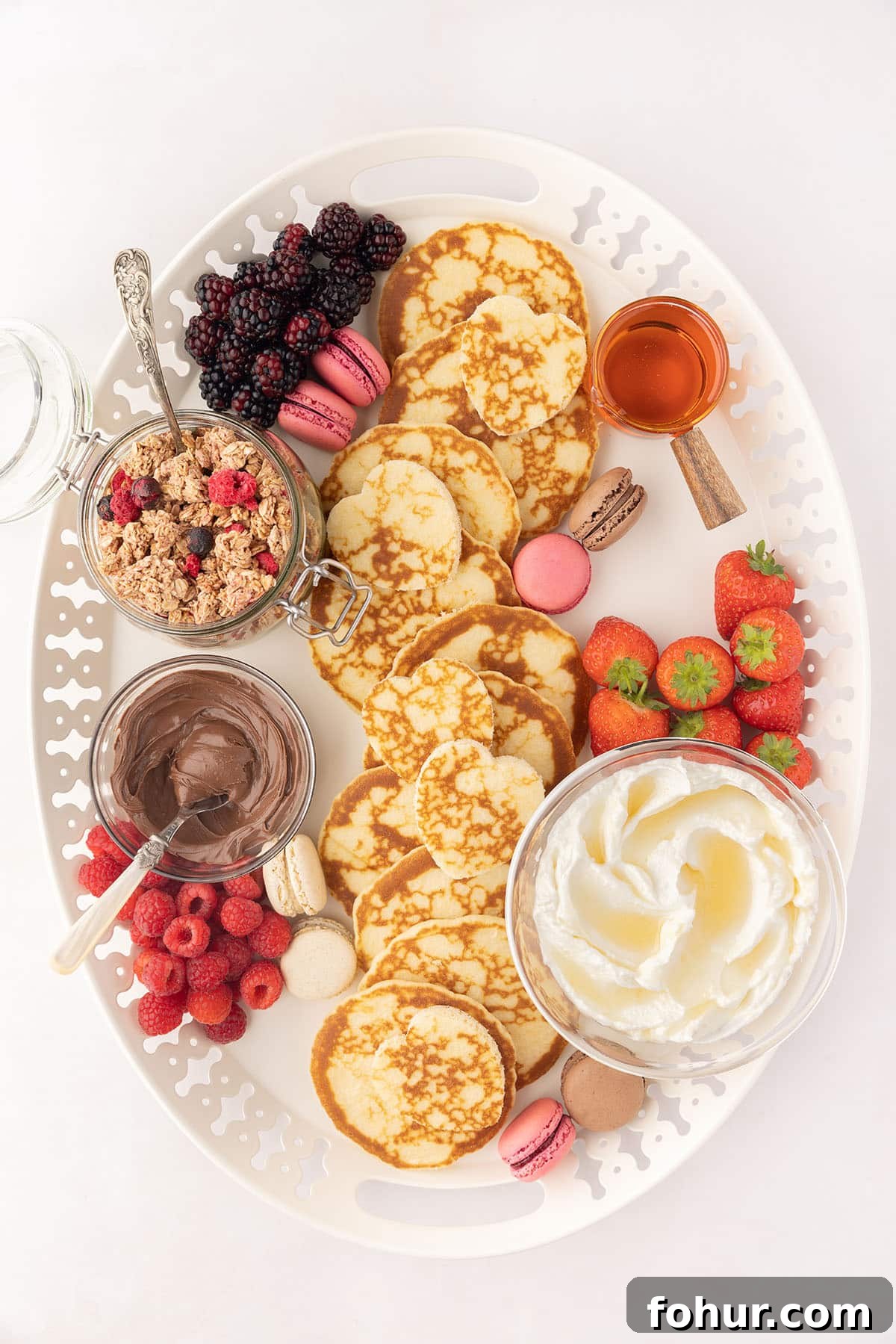 Valentine's Day Charcuterie Board for Two 7 Adding berries to Valentine's Day charcuterie board.
