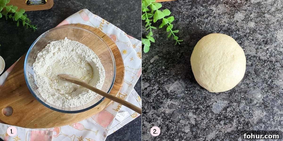 How to Make Authentic Hungarian Chimney Cake (Kürtőskalács) 5 Mix the ingredients in glass bowl to form a dough