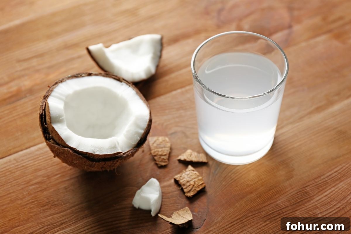 Pregnancy Grocery List: 41 Essentials for Expectant Moms 18 coconut water