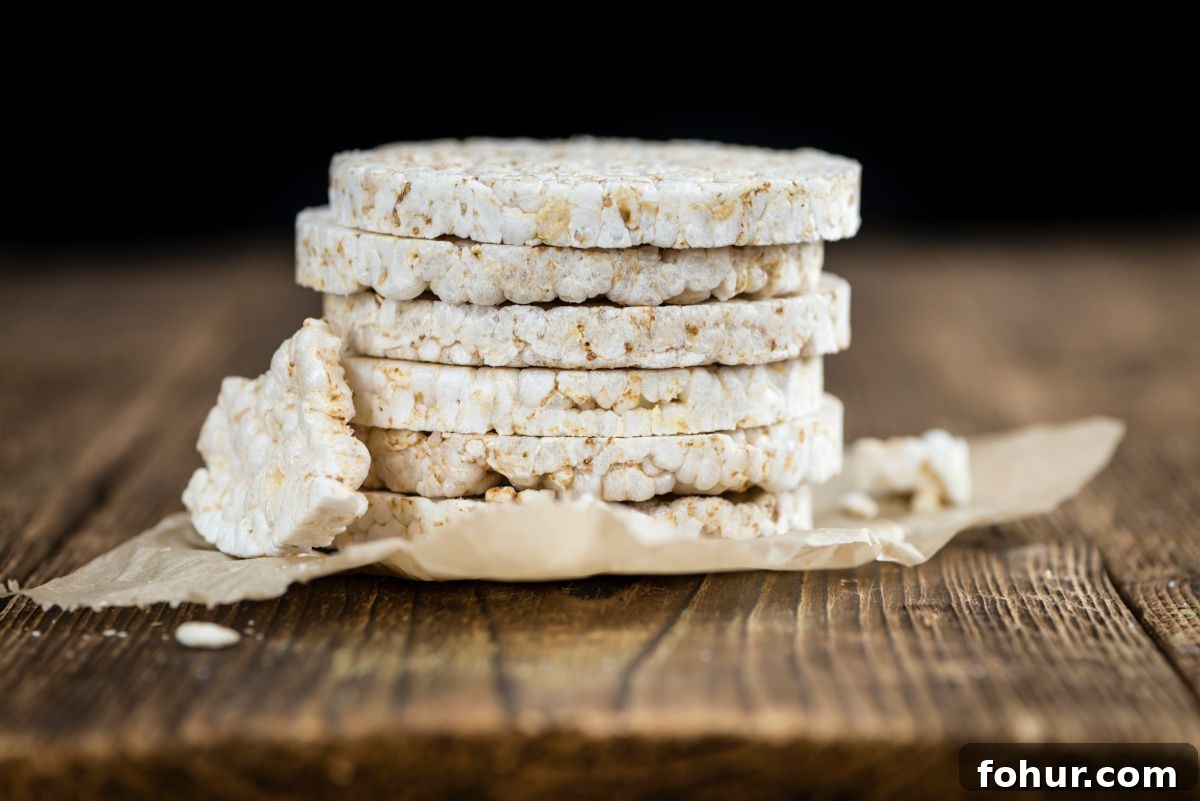 Pregnancy Grocery List: 41 Essentials for Expectant Moms 27 rice cakes