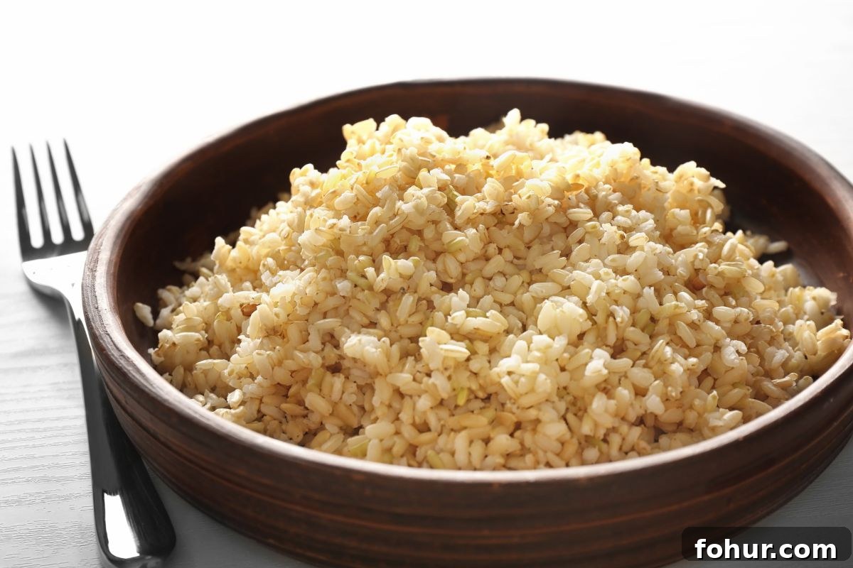 Pregnancy Grocery List: 41 Essentials for Expectant Moms 5 brown rice