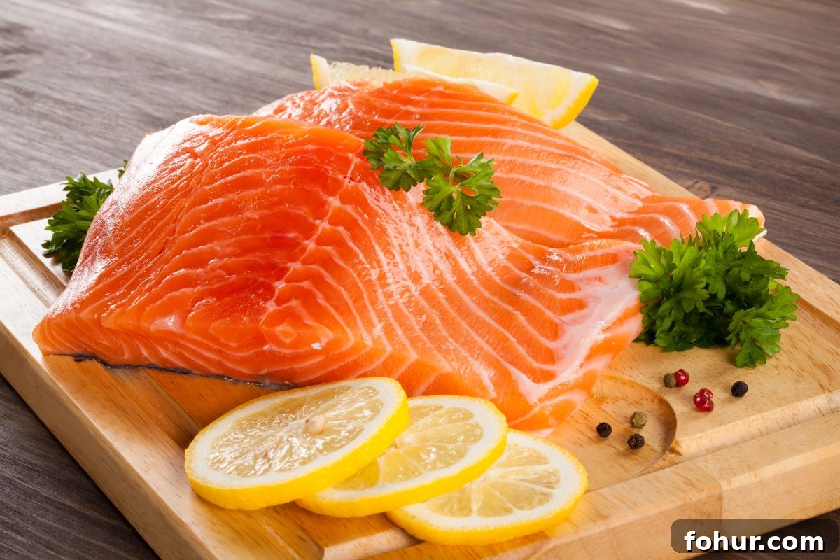 Pregnancy Grocery List: 41 Essentials for Expectant Moms 7 salmon