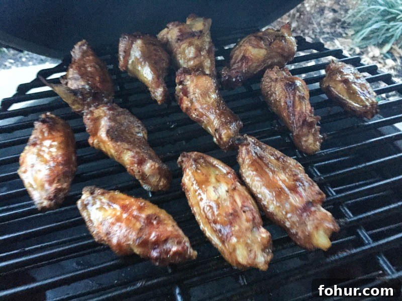 Smoked Vietnamese Fish Sauce Chicken Wings on Big Green Egg 9 img 1279 8