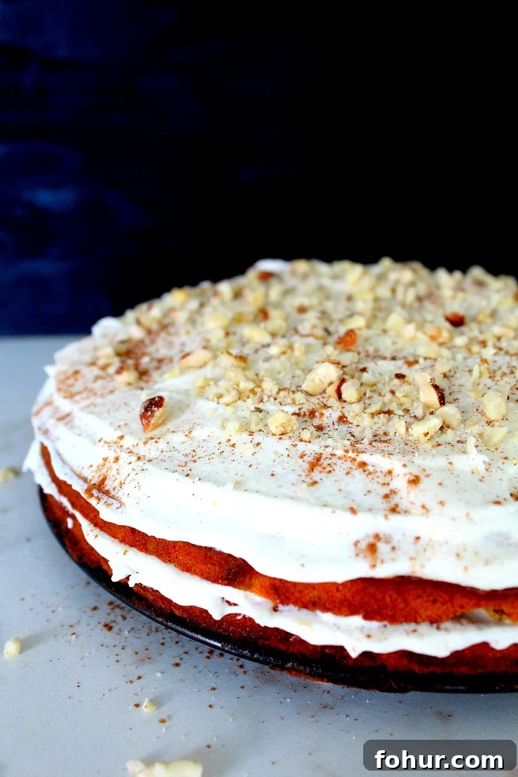 Moist Pumpkin Lemon Cake with Cream Cheese Frosting 2 Easy pumpkin cake