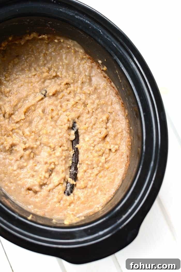 Steel Cut Oats in Crockpot