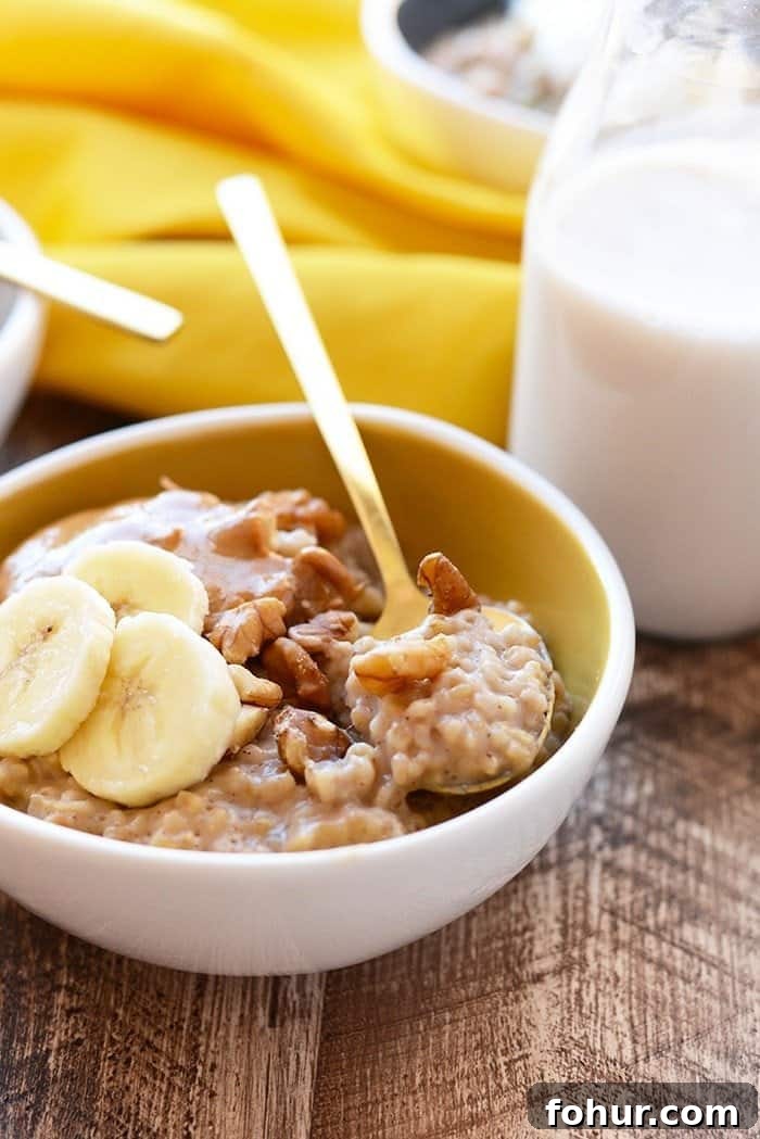 Slow Cooker Steel Cut Oats