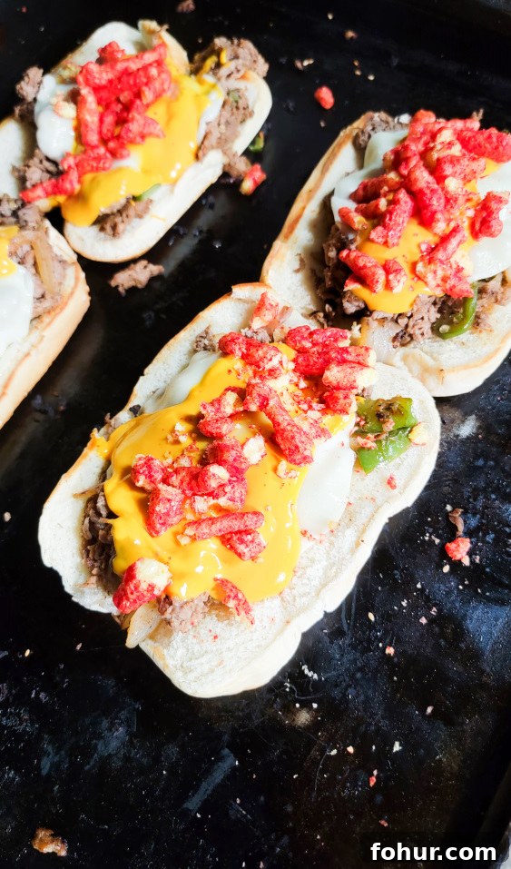 Flamin' Hot Cheesesteaks on the Blackstone Griddle 6 img 14237 6