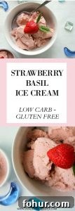 strawberry basil scoop