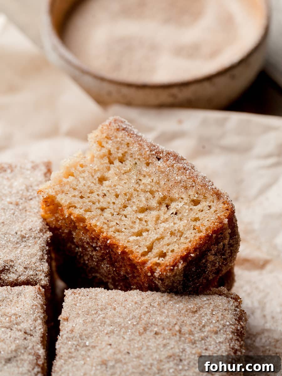 Gluten-Free Apple Cider Cake Recipe 2 a slice of gluten free apple cider cake on brown parchment paper
