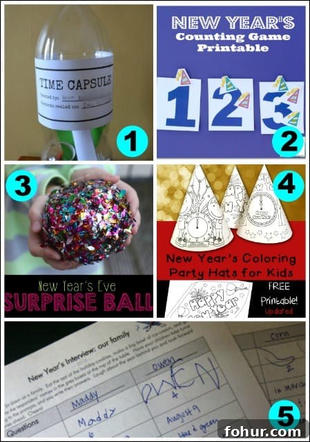 New Year's Eve Crafts and Games for Kids 2 New years eve activities