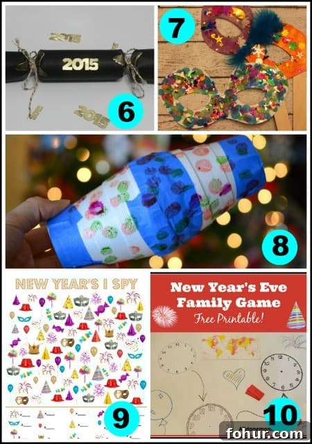 New Year's Eve Crafts and Games for Kids 3 kids new years eve activities