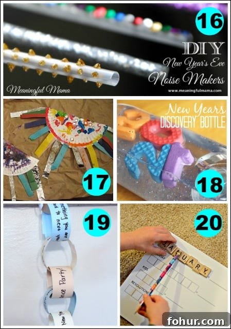 New Year's Eve Crafts and Games for Kids 5 kids new years eve activities