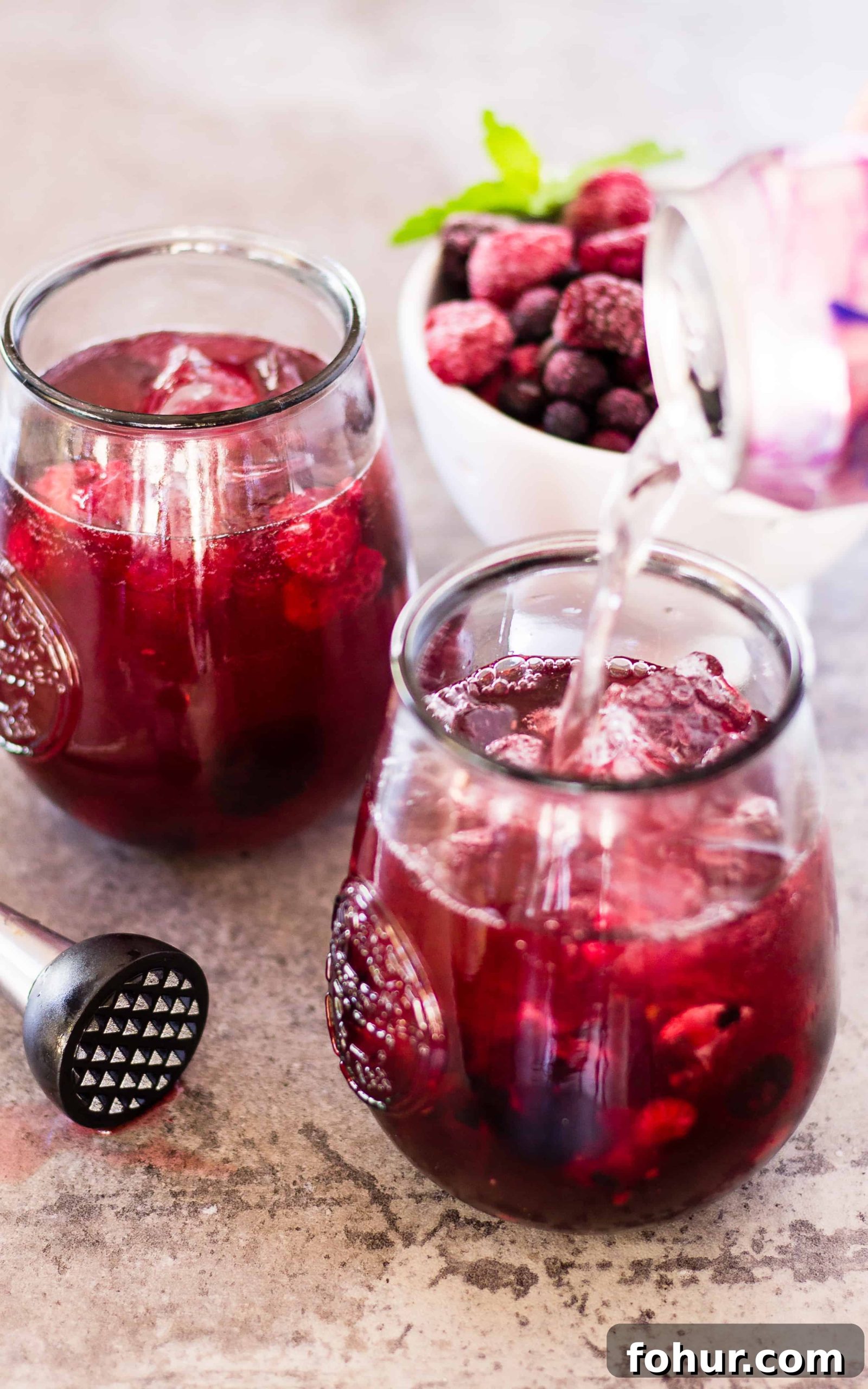 Low-Calorie Sangria Spritzer Recipe with Fresh Fruit 2 Sparkling Water makes the Skinny Sangria Spritzer | Take Two Tapas | #Sangria #Spritzer #SkinnyCocktails #WineCocktails #EasyCocktails #SimpleCocktails