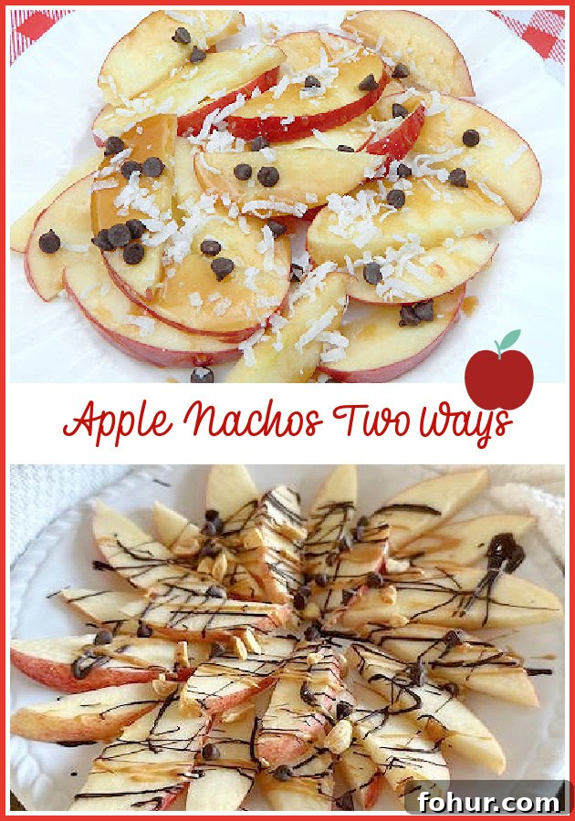 Apple Nachos Recipes: Sweet and Savory Variations 5 Apple nachos with peanut butter