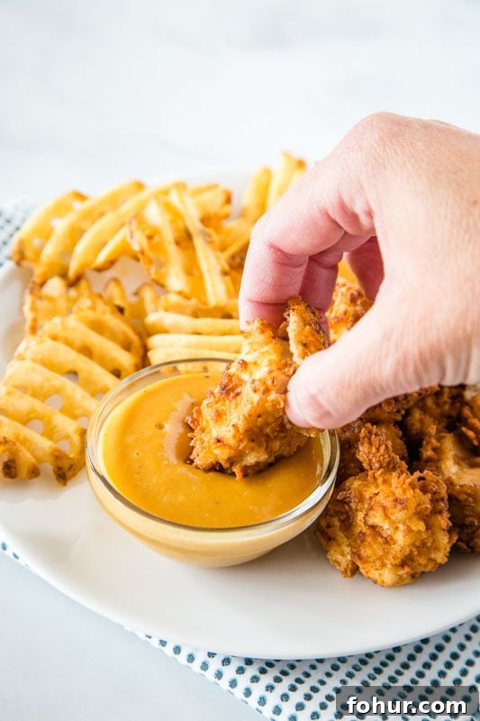 Copycat Chick-fil-A Chicken Nuggets Recipe 3 The famous Chick Fil A Chicken Nuggets at home! Super crispy and delicious