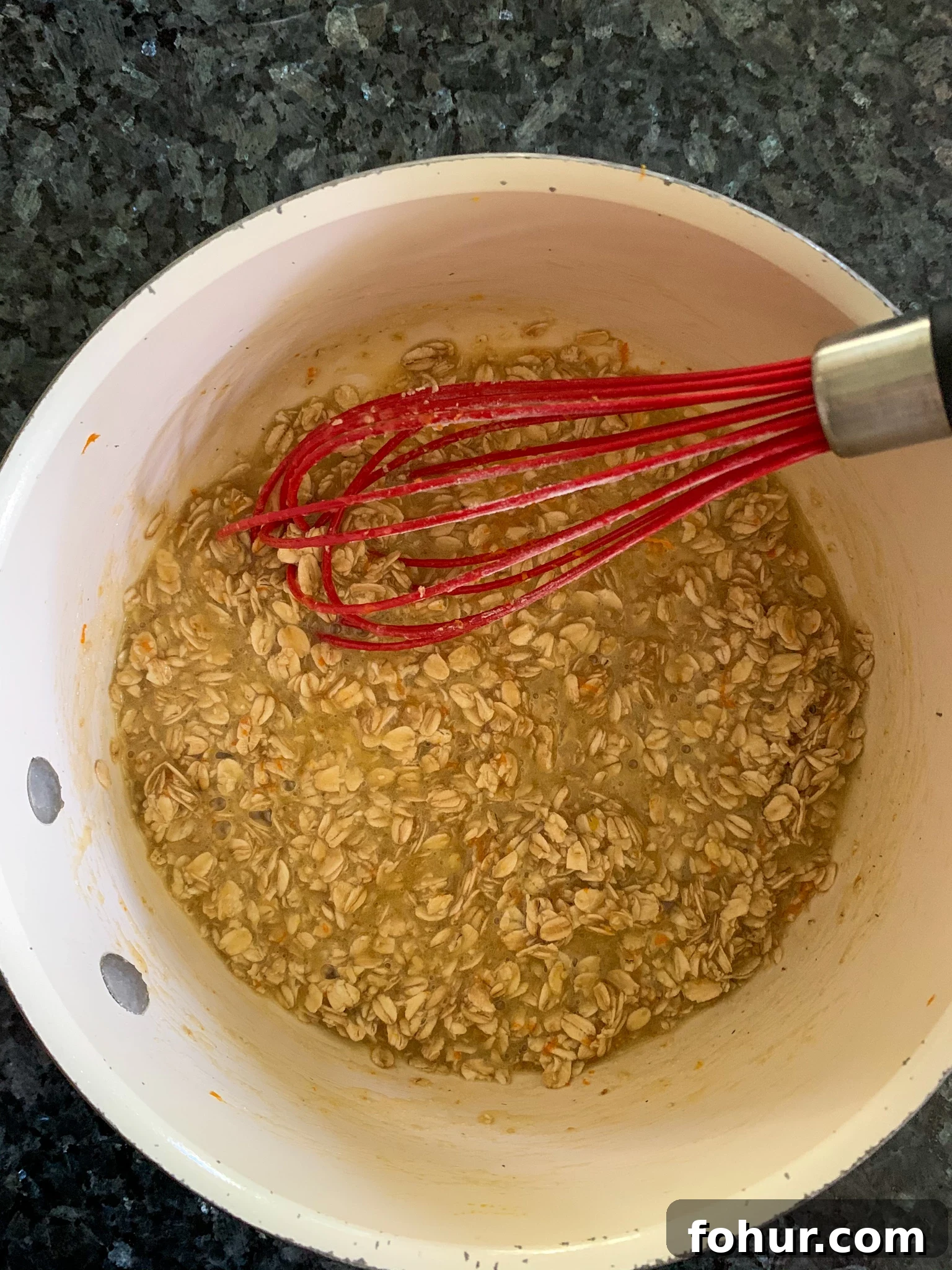 Homemade Oatmeal Cookies Recipe 5 Oat cookie mixture
