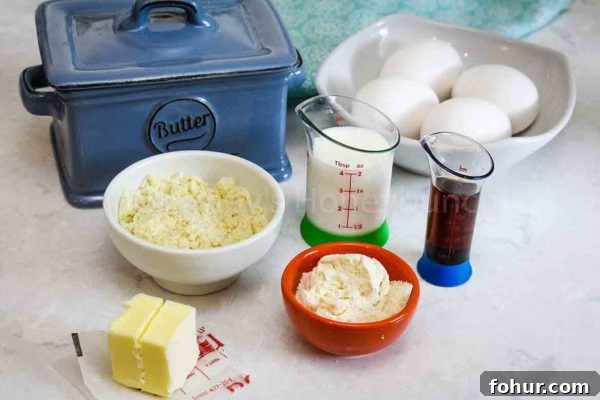 Ingredients for Dutch Baby