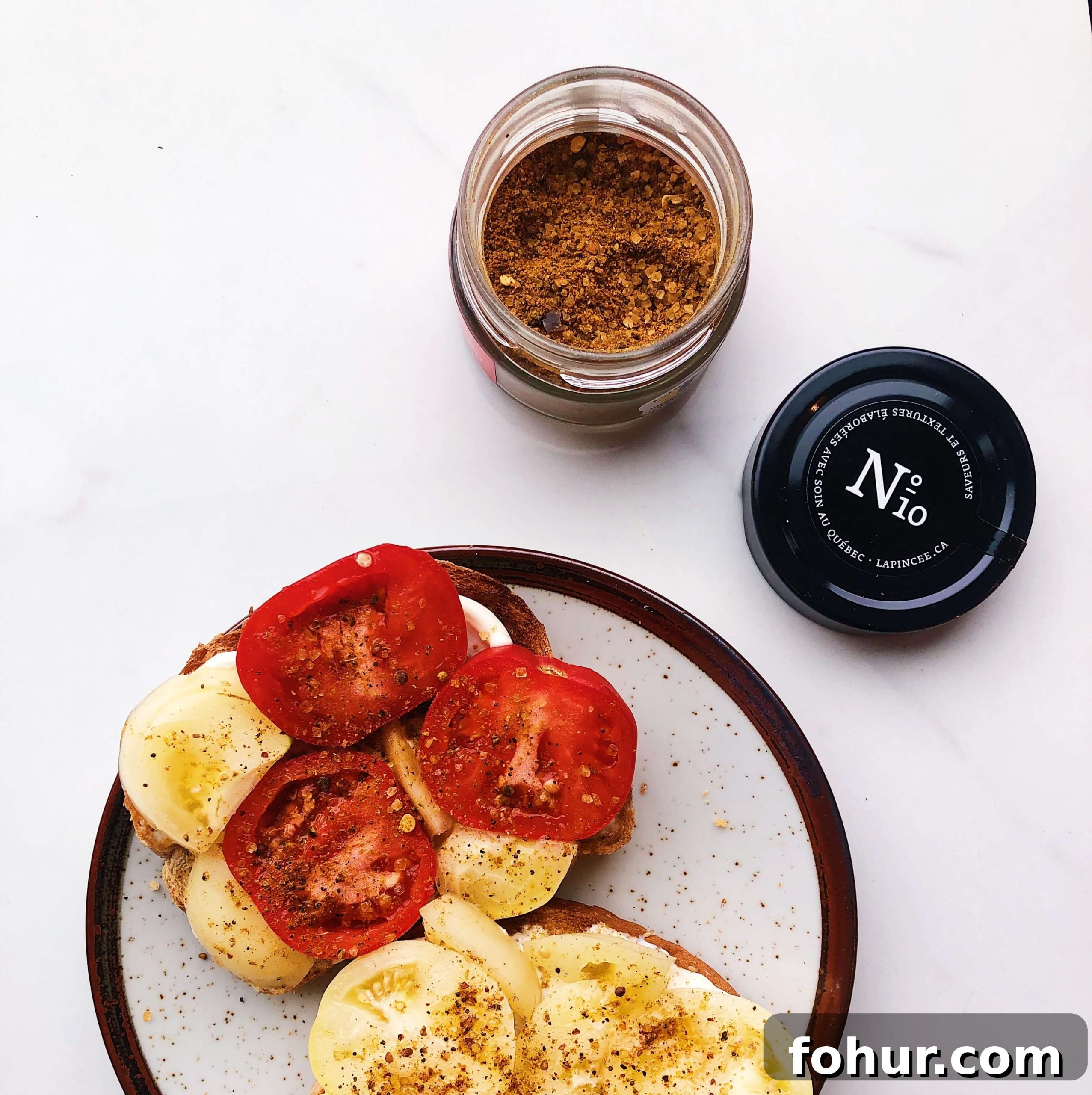 Gift Ideas for Bakers and Food Lovers 5 Tomato on toast with fancy finishing salt