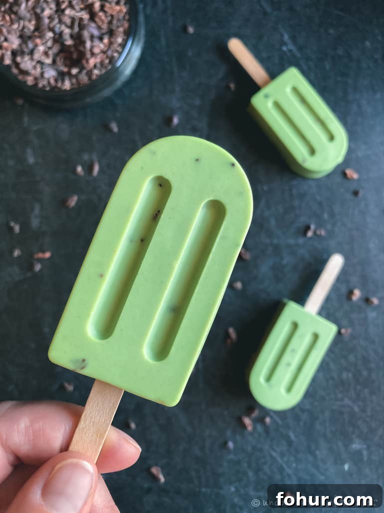 Mint Chip Ice Cream Pops Recipe 3 gluten-free vegan mint chip ice cream