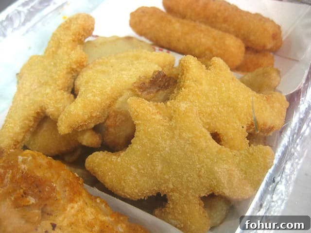 Make Dino Nuggets using Air Fryer