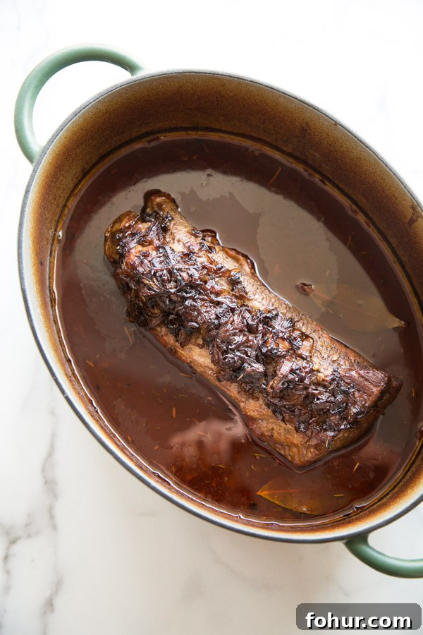 Passover Brisket Recipe for Any Jewish Holiday Dinner 6 whole oven baked jewish brisket in a dutch oven