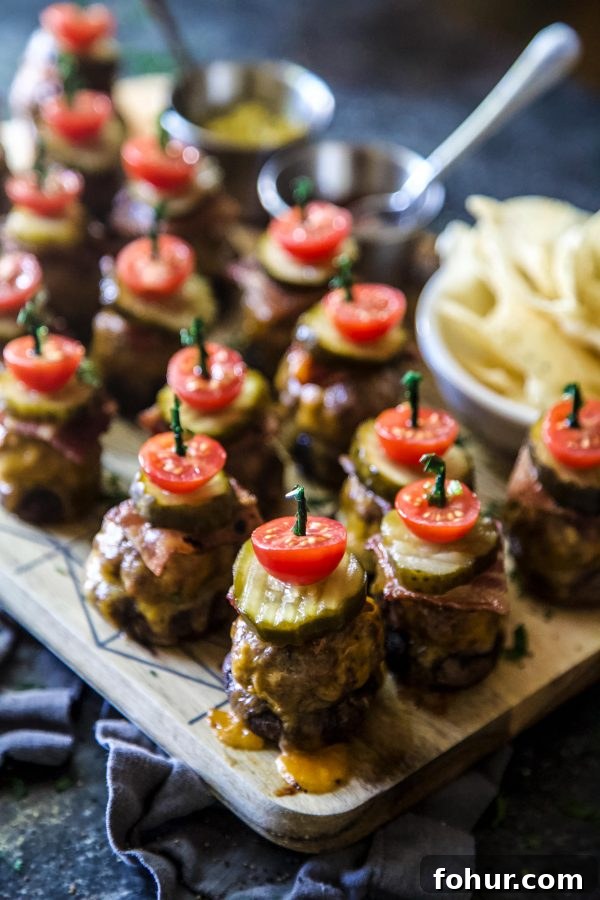 Bacon Cheeseburger Stuffed Mushrooms Recipe 4 Bacon Cheeseburger Stuffed Mushrooms