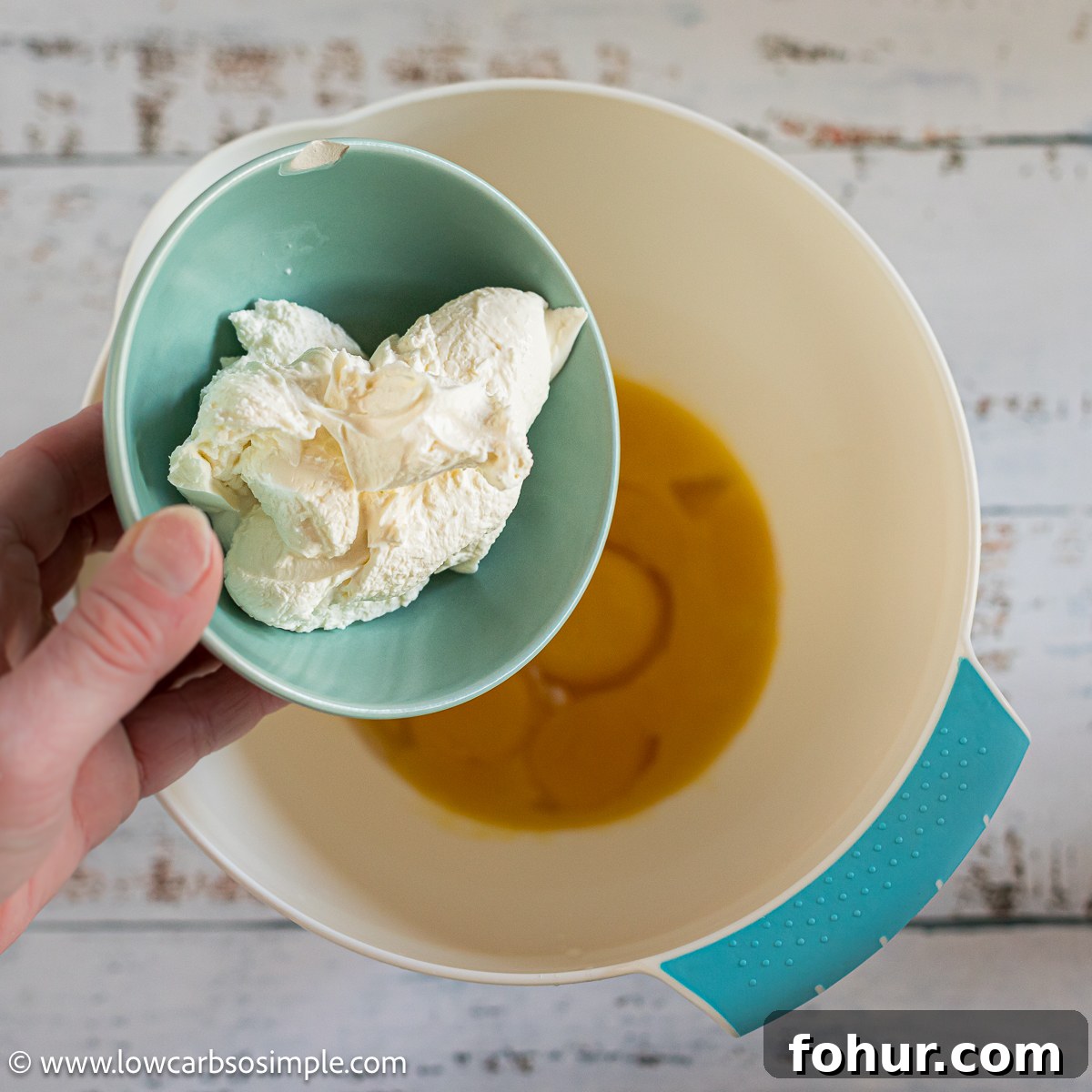 Carnivore Pannukakku: Finnish Oven Pancake 6 Adding Mascarpone | Low-Carb, So Simple