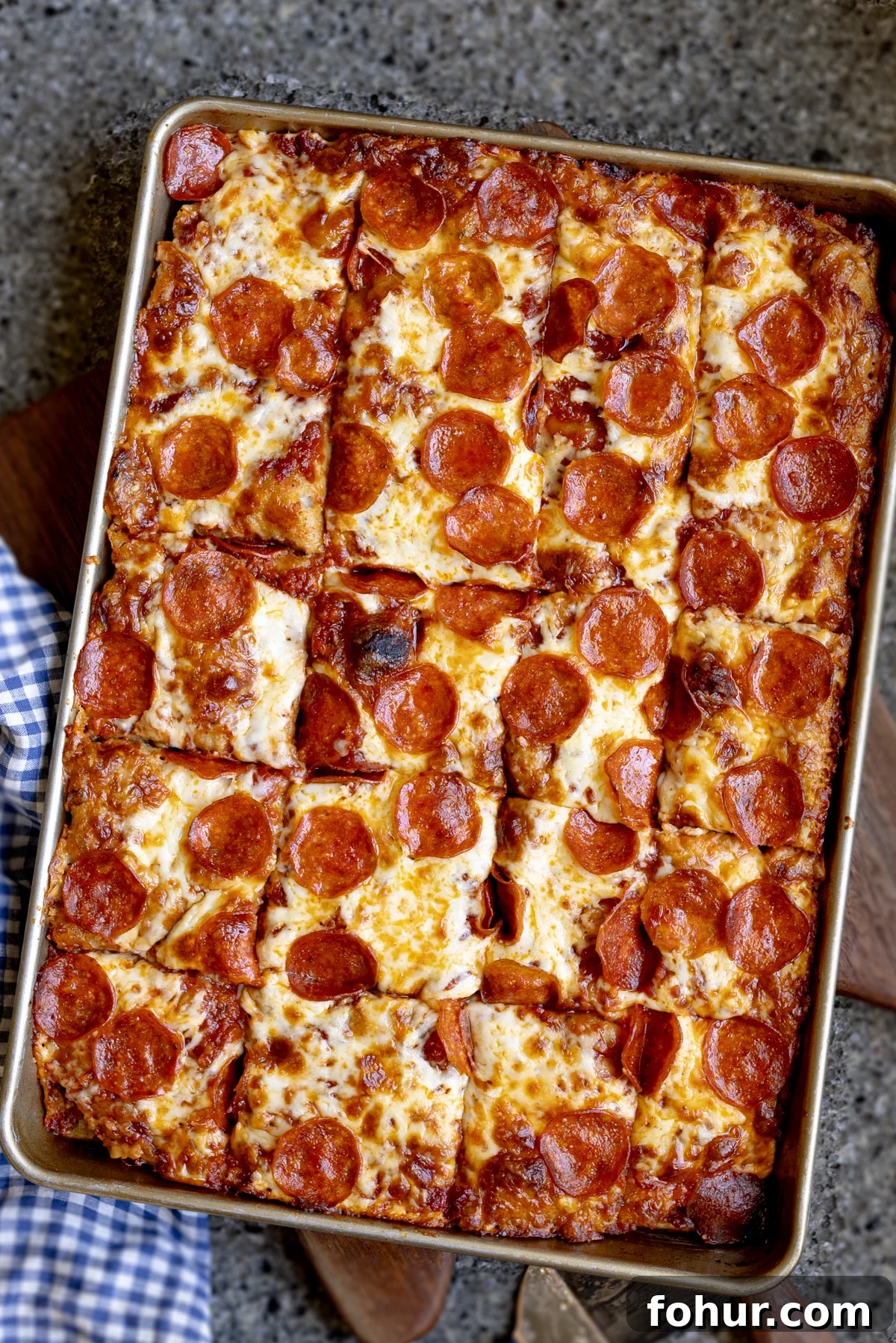 Crispy Sourdough Focaccia Pizza with Freshly Milled Flour 6 sourdough focaccia pizza cut into squares