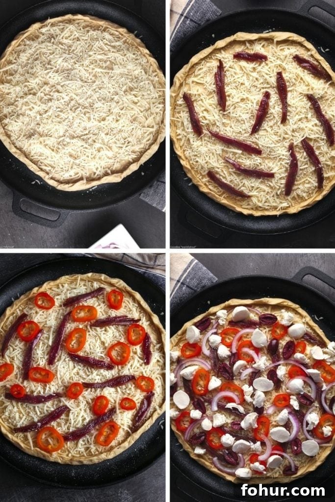 Authentic Anchovy Pizza Recipe with Garlic and Capers 5 anchovy pizza toppings