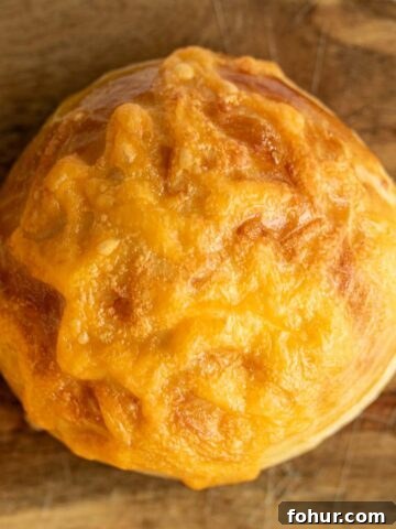 Homemade cheddar cheese bun.